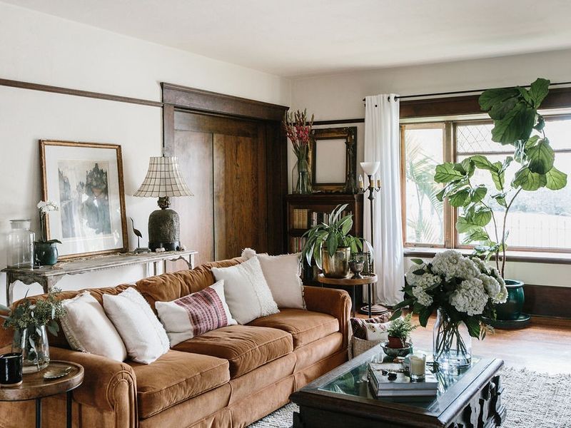 decor phòng khách vintage