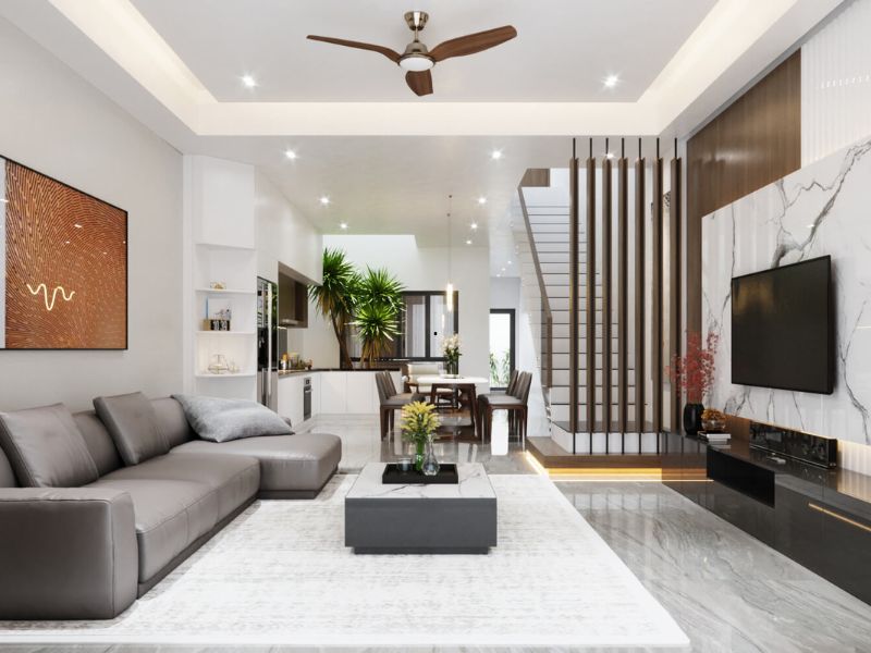 mẫu ô trang trí phòng khách đẹp