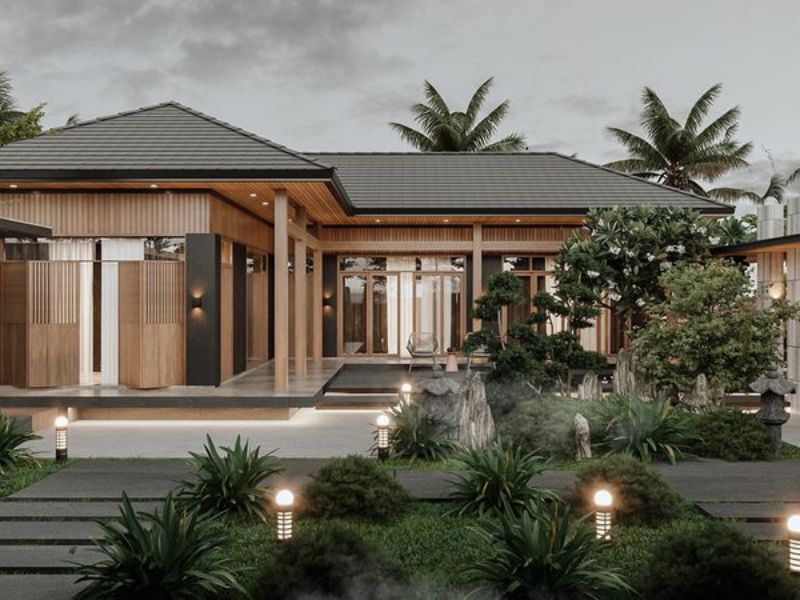 trụ đèn sân vườn