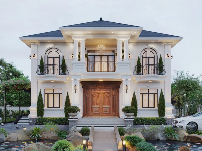 đèn cột sân vườn