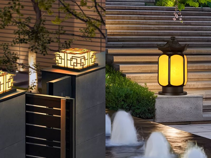 đèn cột sân vườn