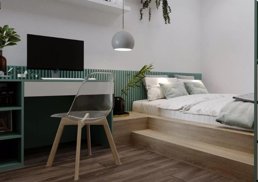 giường ngủ dạng bục