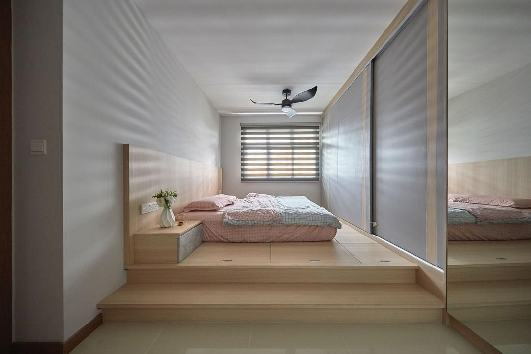 giường bục gỗ