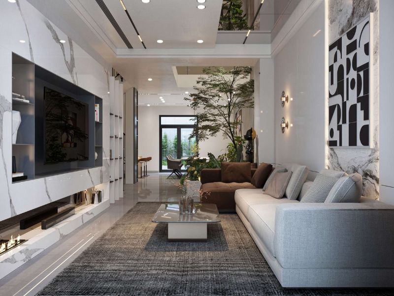 mẫu màu sơn trần thạch cao đẹp