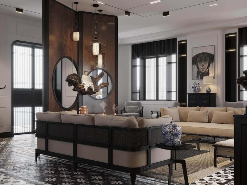 căn hộ phong cách indochine