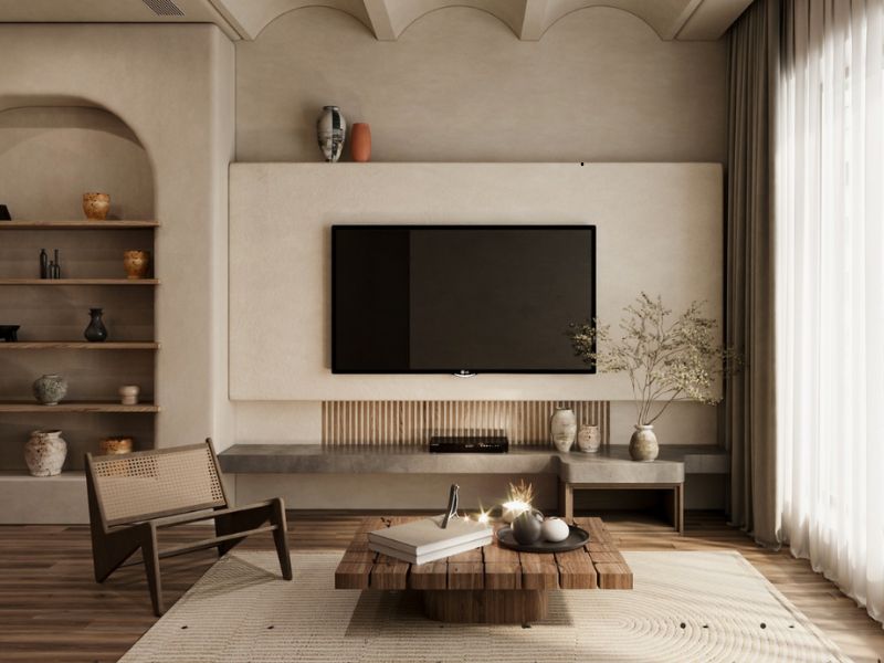 khách phong cách wabi sabi