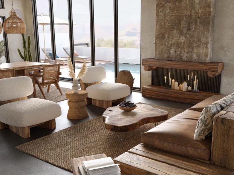 khách phong cách wabi sabi