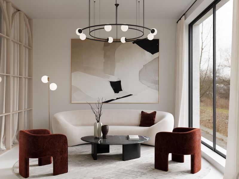 thiết kế phòng khách 4x4