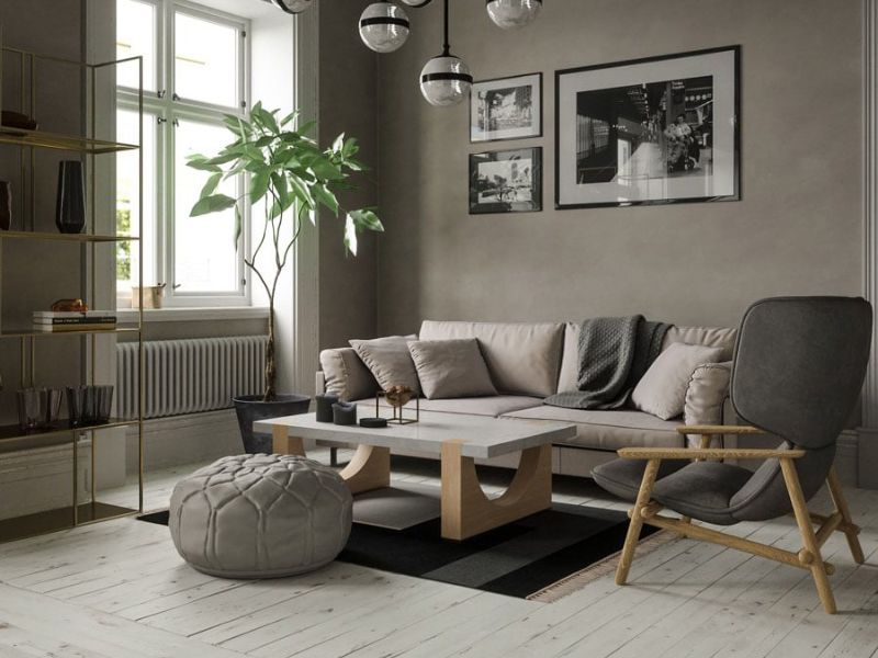 thiết kế phòng khách 4x4