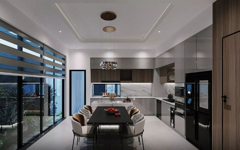 trần bếp thạch cao