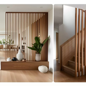 mẫu vách ngăn cầu thang tam cấp