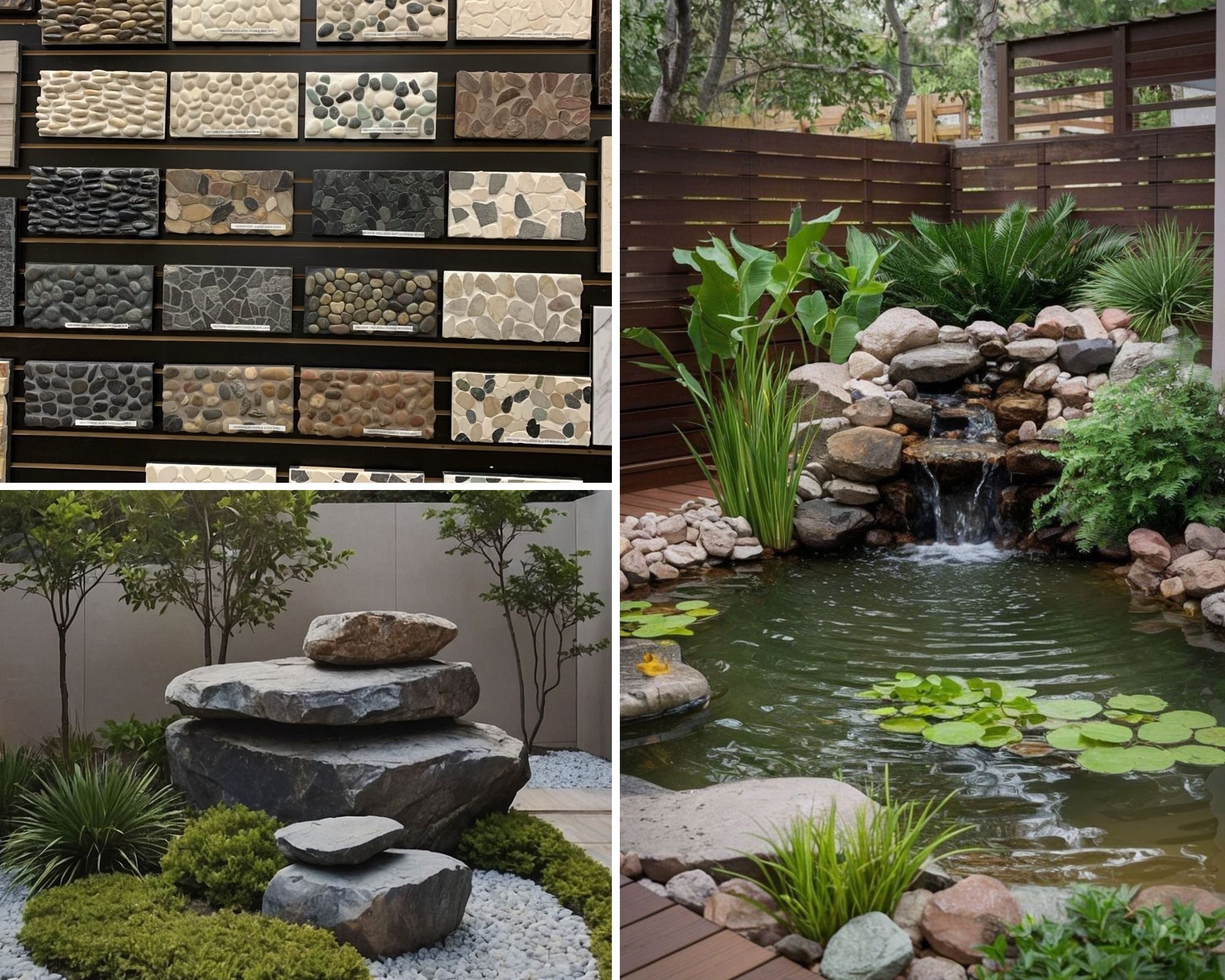 tiểu cảnh hồ nước