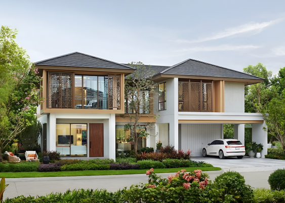 biệt thư nhà vườn chữ U