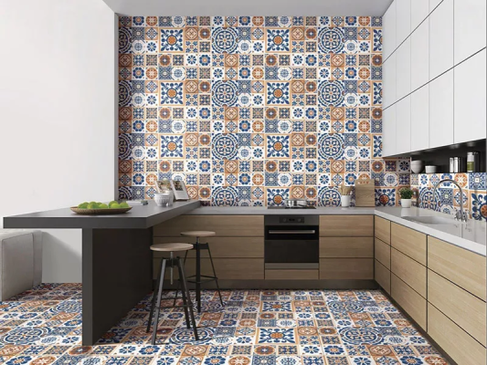 gạch ốp tường phòng bếp