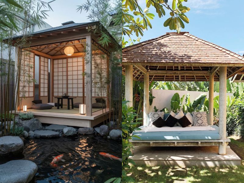 mẫu chòi nghỉ sân vườn đẹp