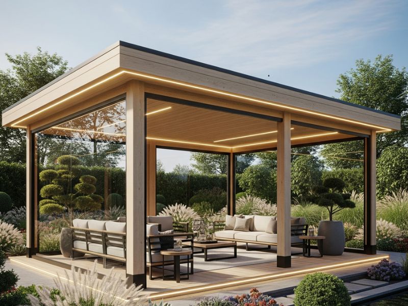 mẫu chòi nghỉ sân vườn đẹp