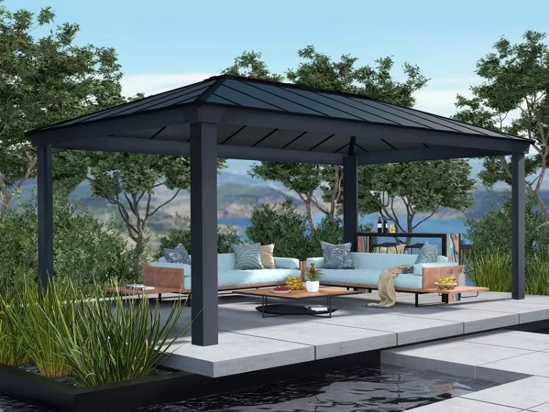 mẫu chòi nghỉ sân vườn đẹp