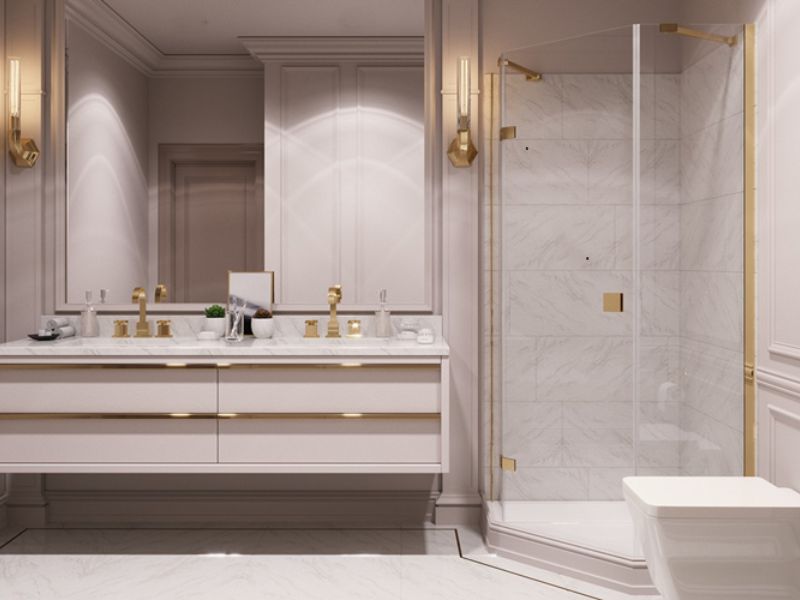 phòng tắm tân cổ điển