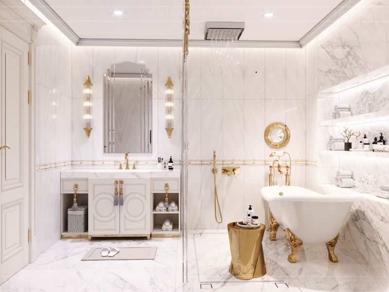 phòng tắm tân cổ điển