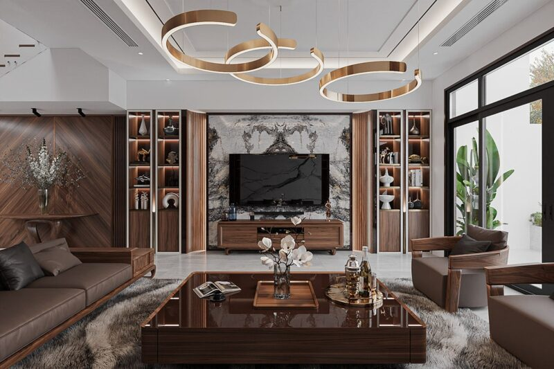 giá nội thất gỗ óc chó