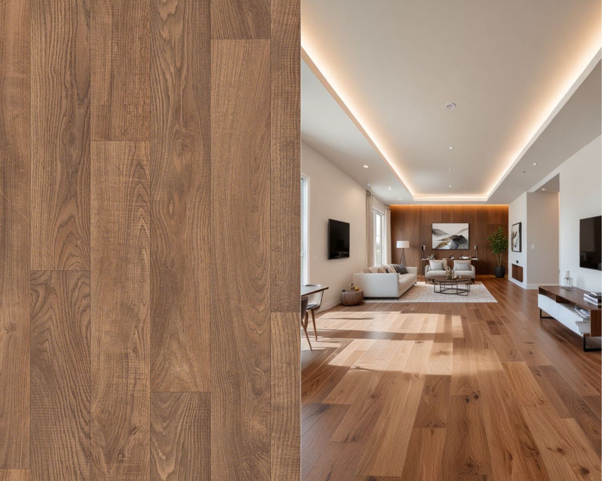 sàn gỗ bản thẳng