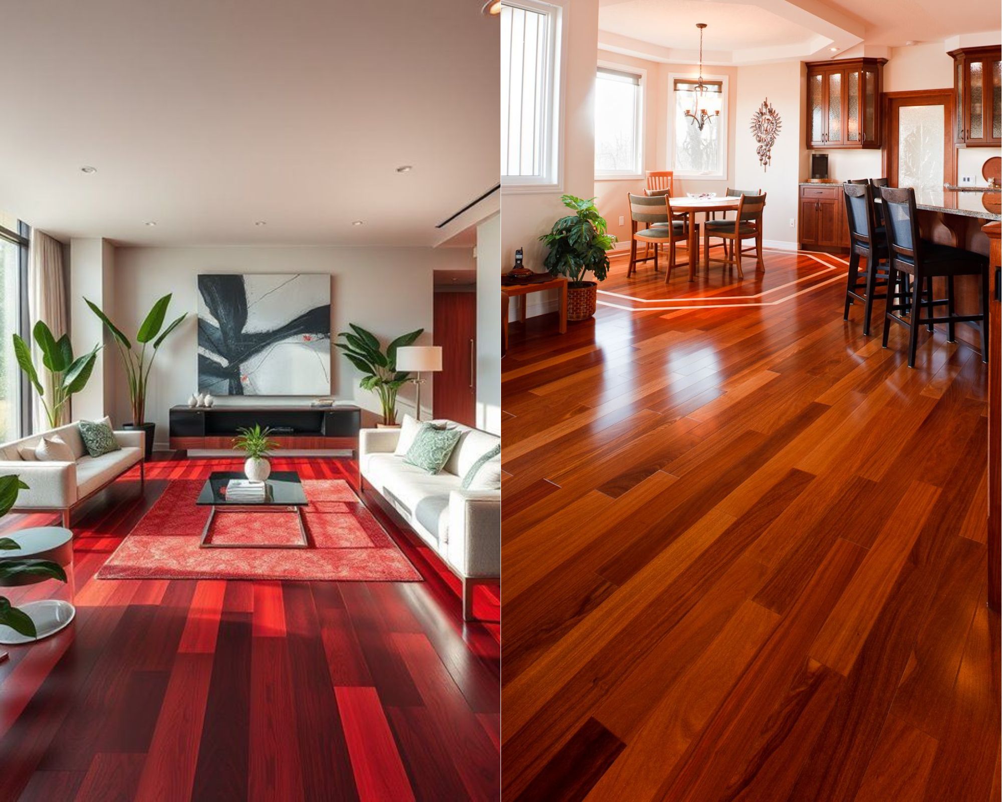 sàn gỗ sồi đỏ