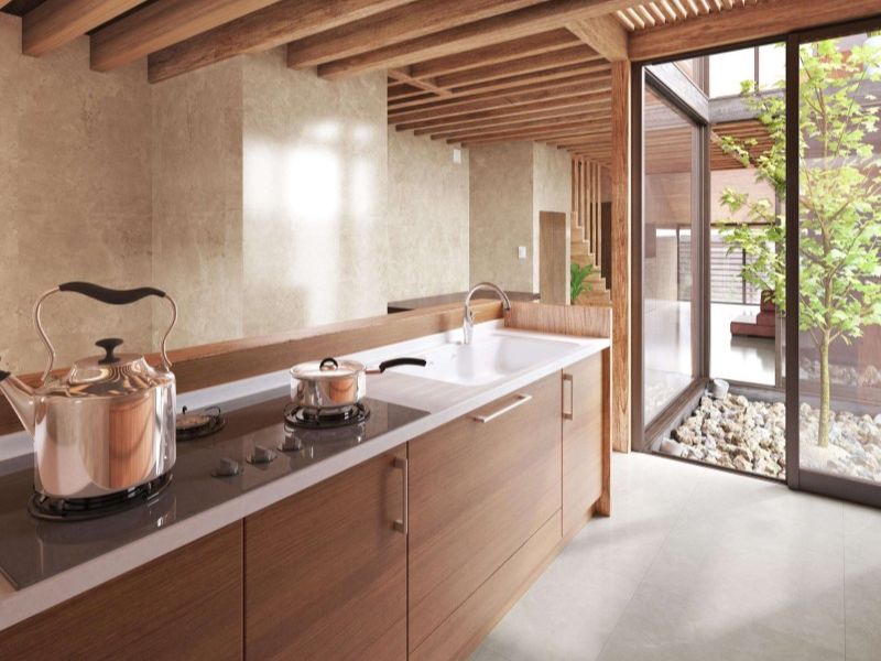 Thiết kế bếp tách biệt