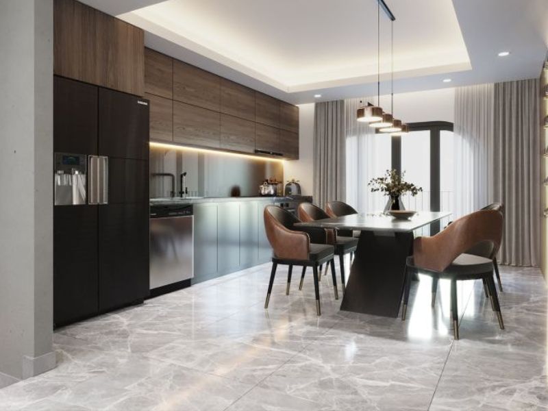 Thiết kế bếp tách biệt