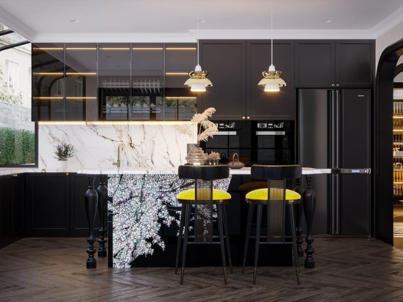 Thiết kế bếp tách biệt