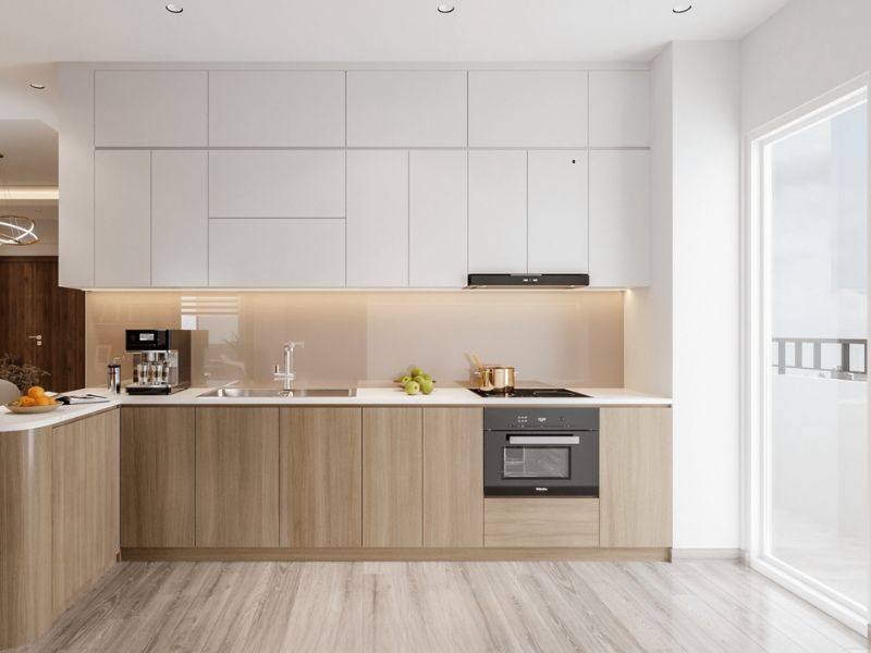 thiết kế nhà bếp tách biệt