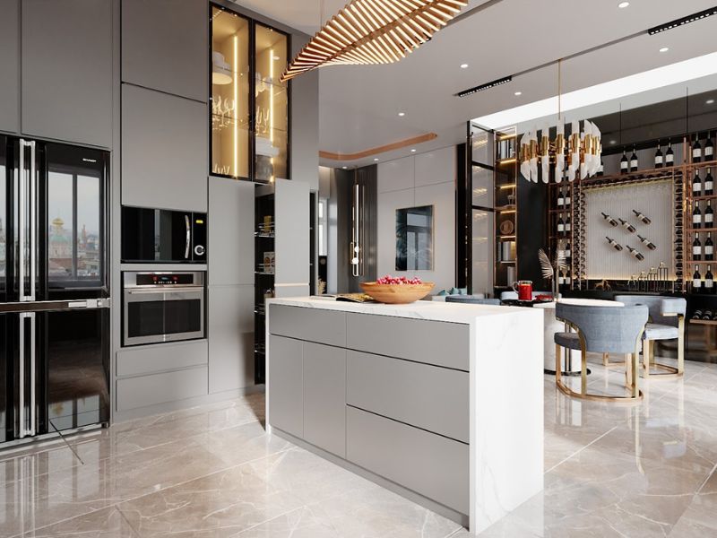 phòng ăn tách biệt