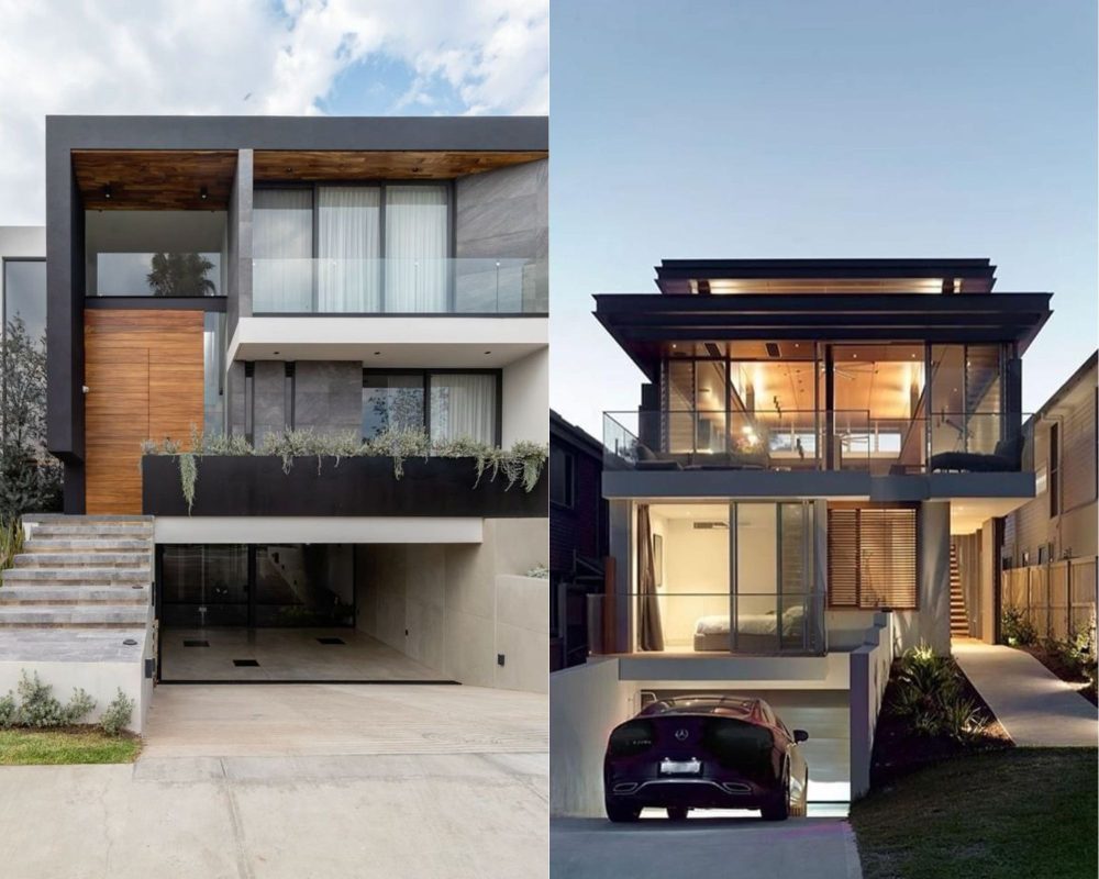 nhà phố có tầng hầm nổi