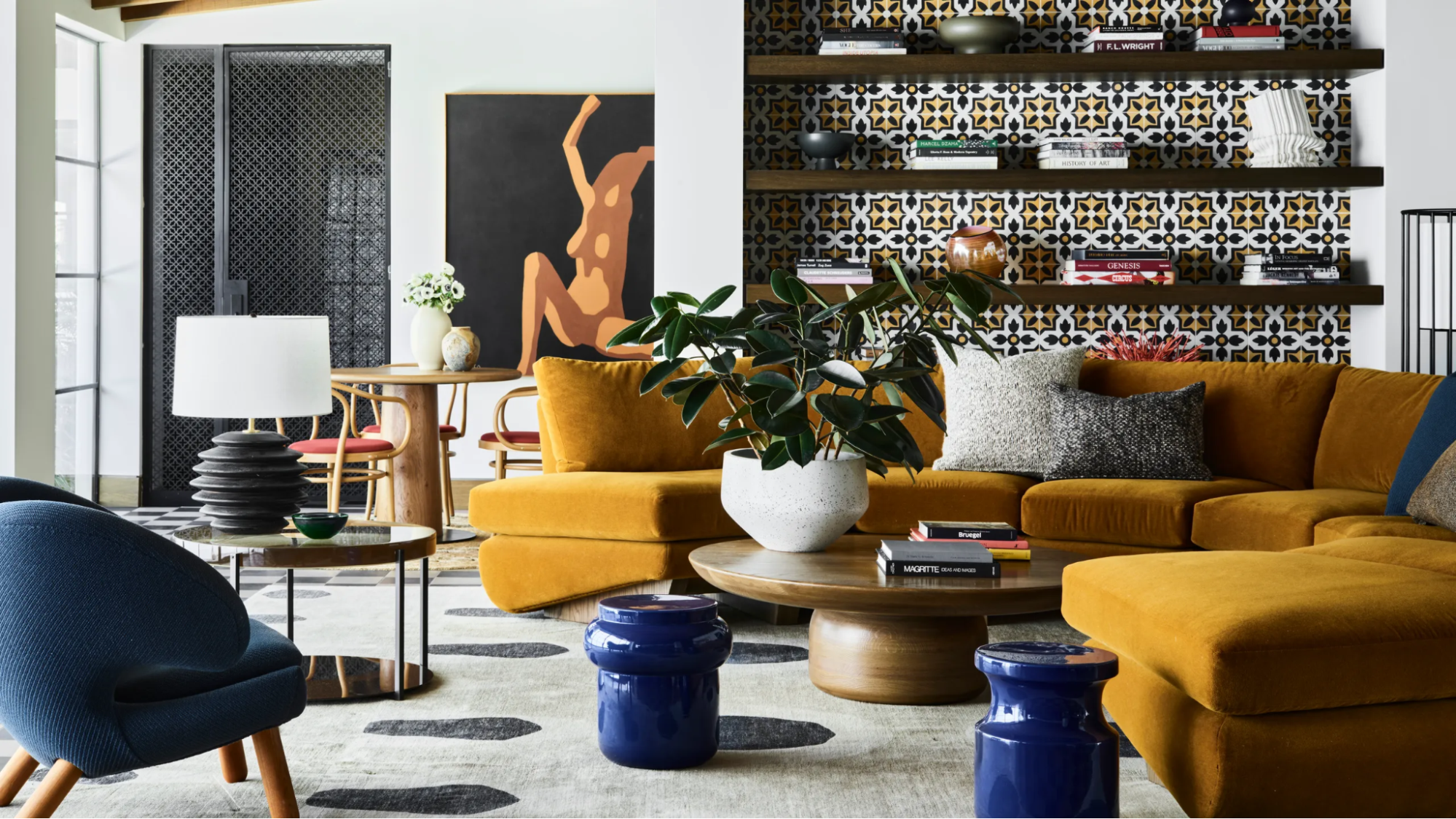 phòng khách phong cách địa trung hải