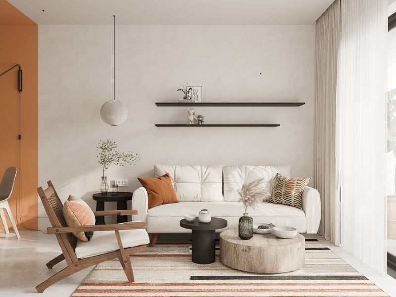 phòng khách trên gác lửng