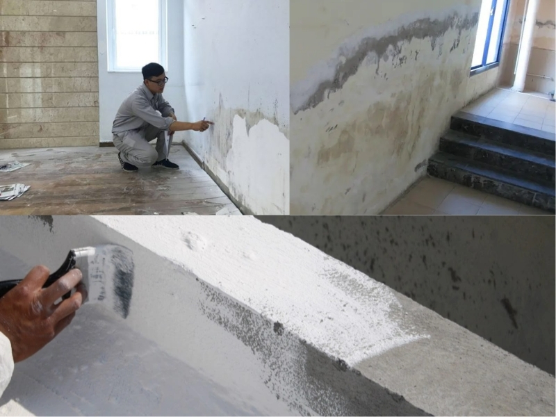 Thi công chống thấm tường