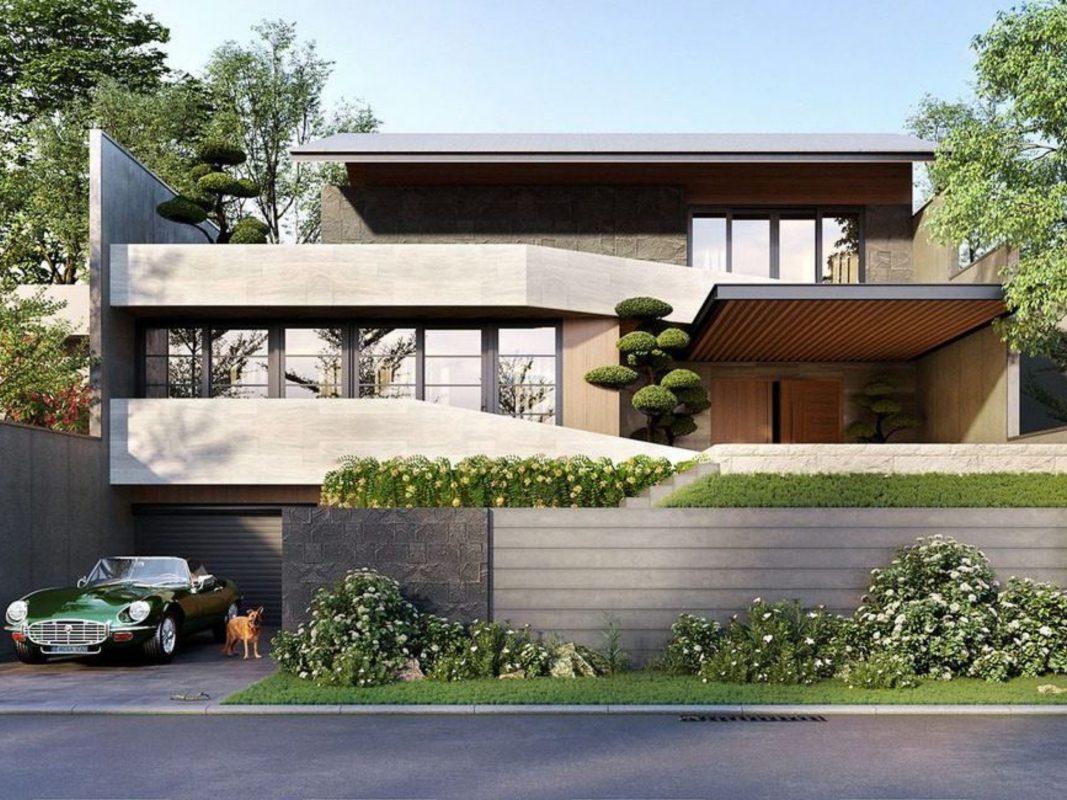 Thiết kế nhà có hầm để xe