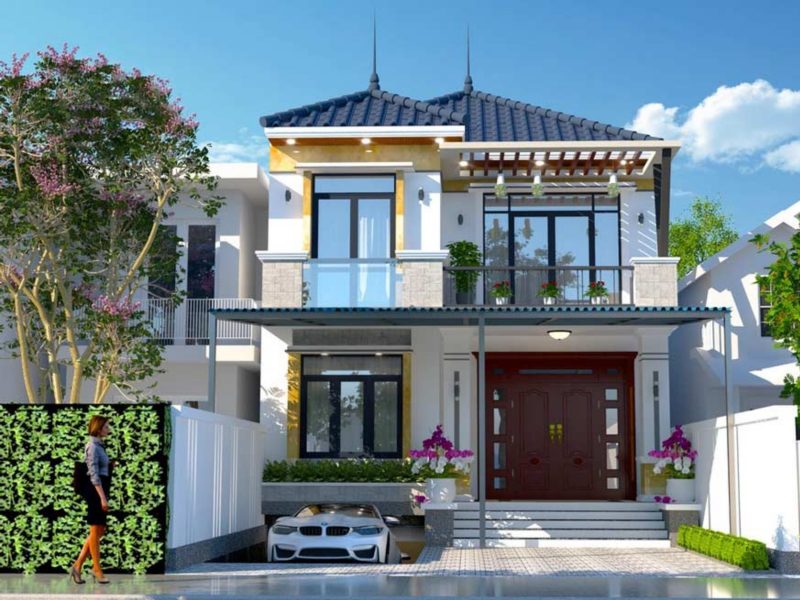 Thiết kế nhà có hầm để xe