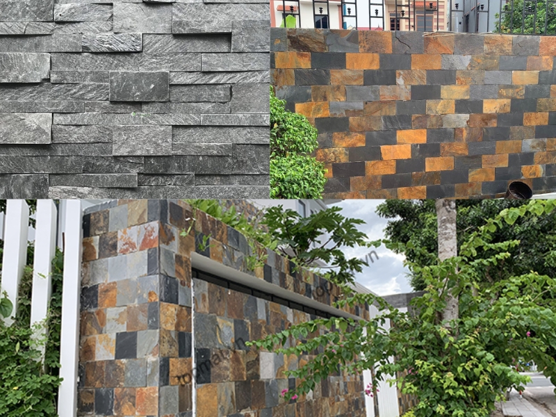 đá ốp tường ngoài trời