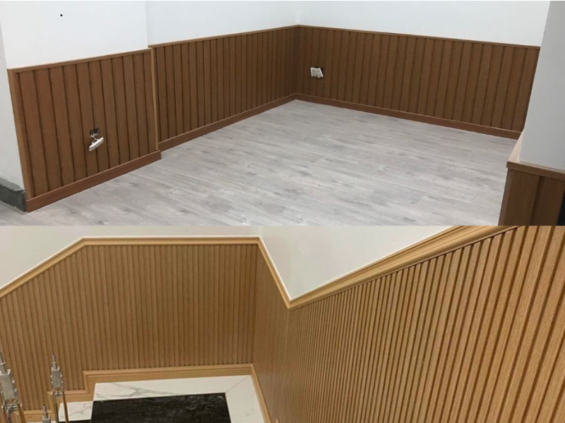 lamri nhựa giả gỗ