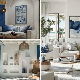 Phòng khách kiến trúc Địa Trung Hải