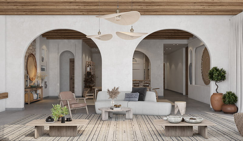 nhà phố địa trung hải