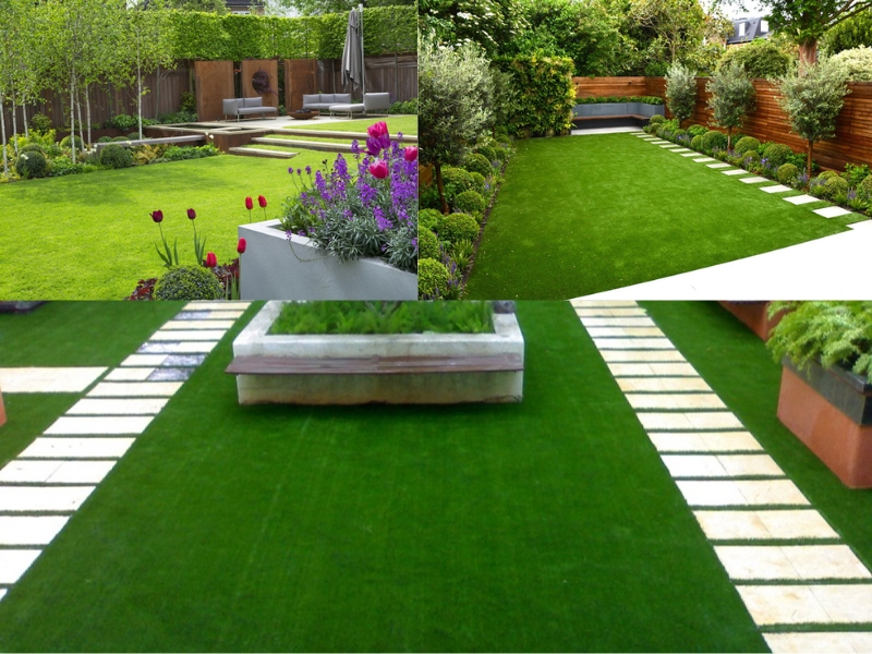 tiểu cảnh bên hông nhà