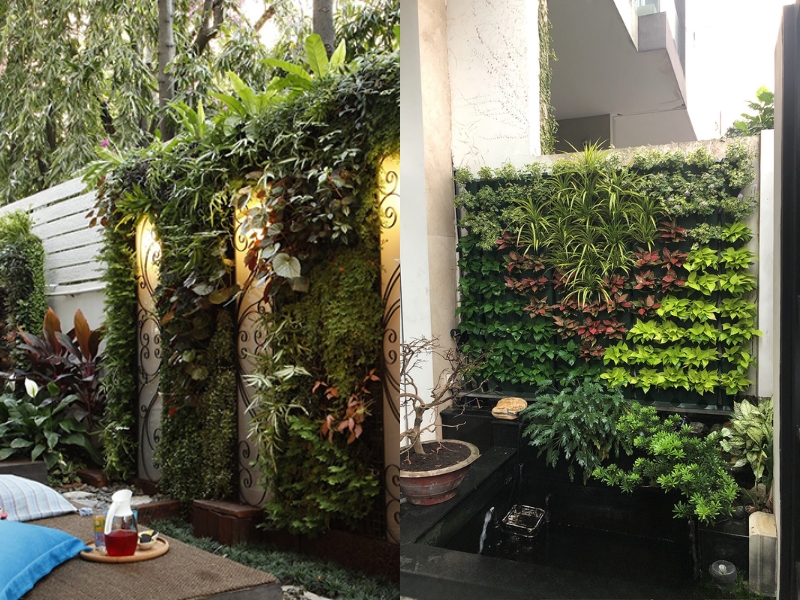 thiết kế sân vườn nhỏ sau nhà