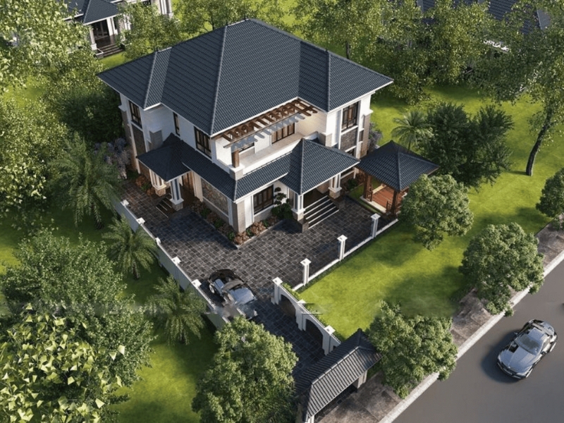 Biệt thự nhà vườn 2 tầng