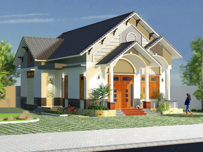 Nhà cấp 4 mái Thái