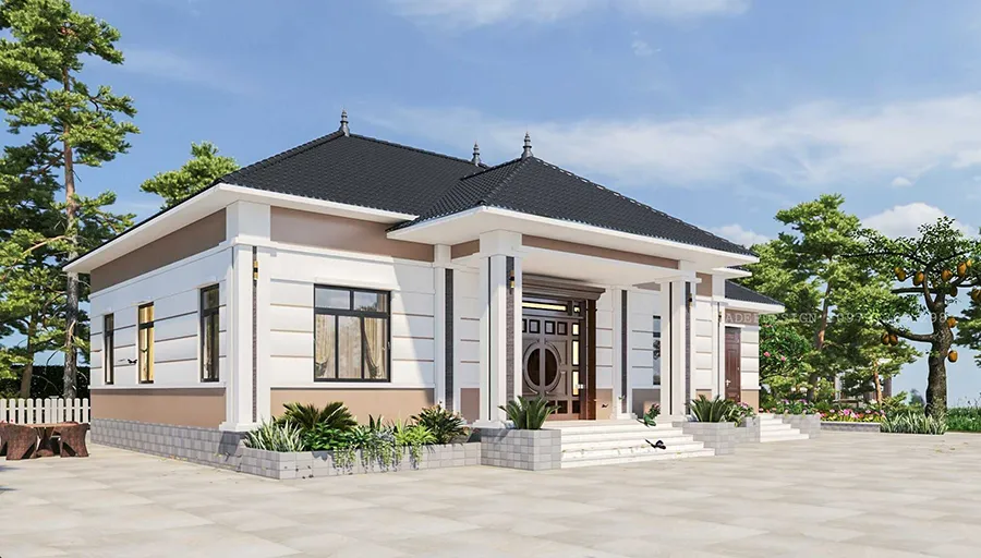 Nhà cấp 4 mái nhật