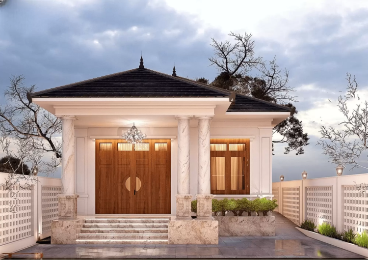 Nhà mái nhật cấp 4 tân cổ điển