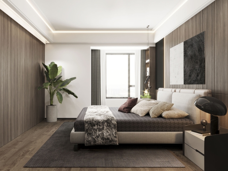 Thiết kế phòng ngủ vợ chồng rộng 20m2