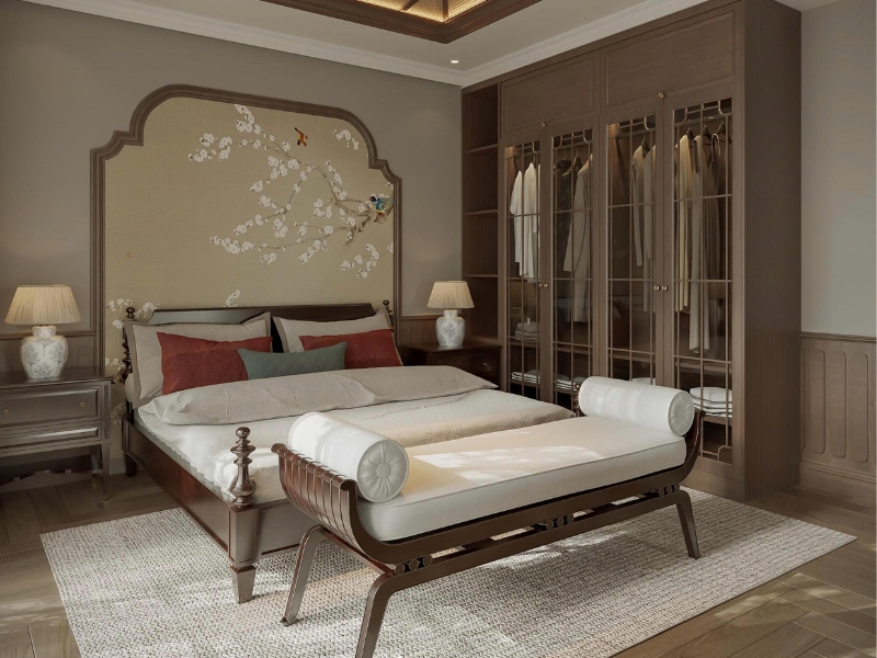 Thiết kế phòng ngủ vợ chồng rộng 20m2