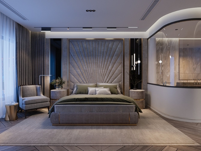 Thiết kế phòng ngủ vợ chồng rộng 20m2